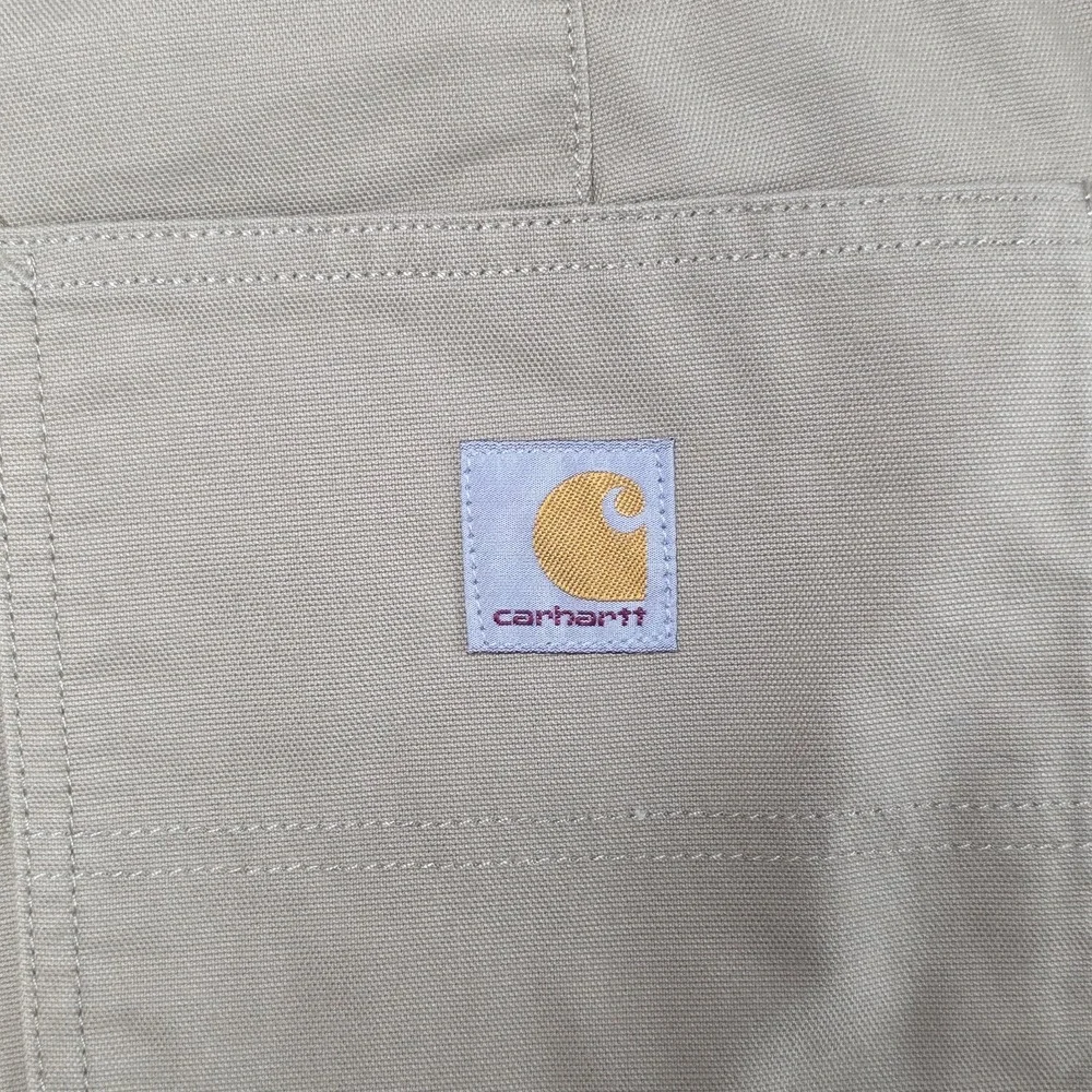 Carhartt Relaxed Fit Rugged Flex BN3109-M Canvas Work Pants Size 44x32 Tan NWOT‎